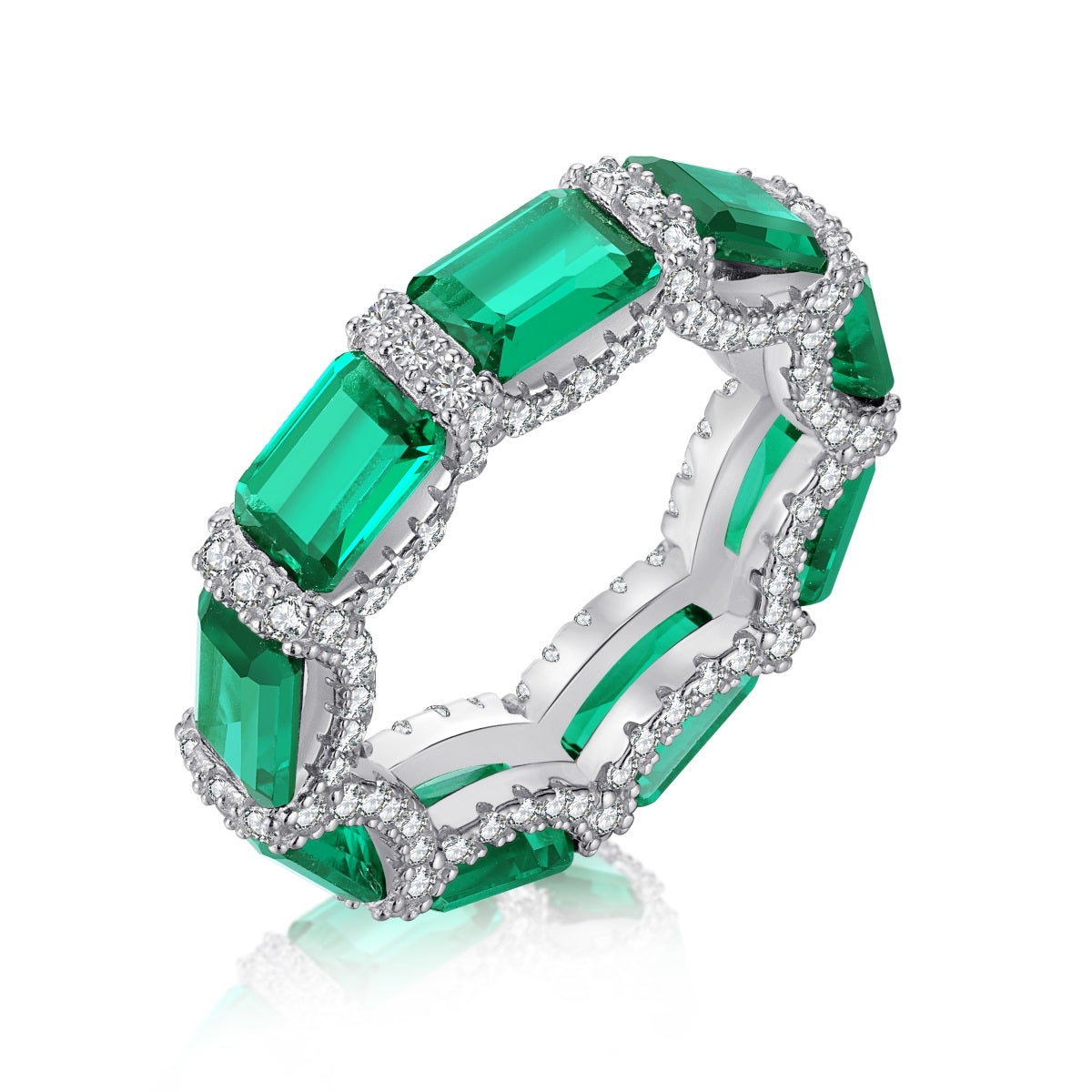 Emerald Eternity Band