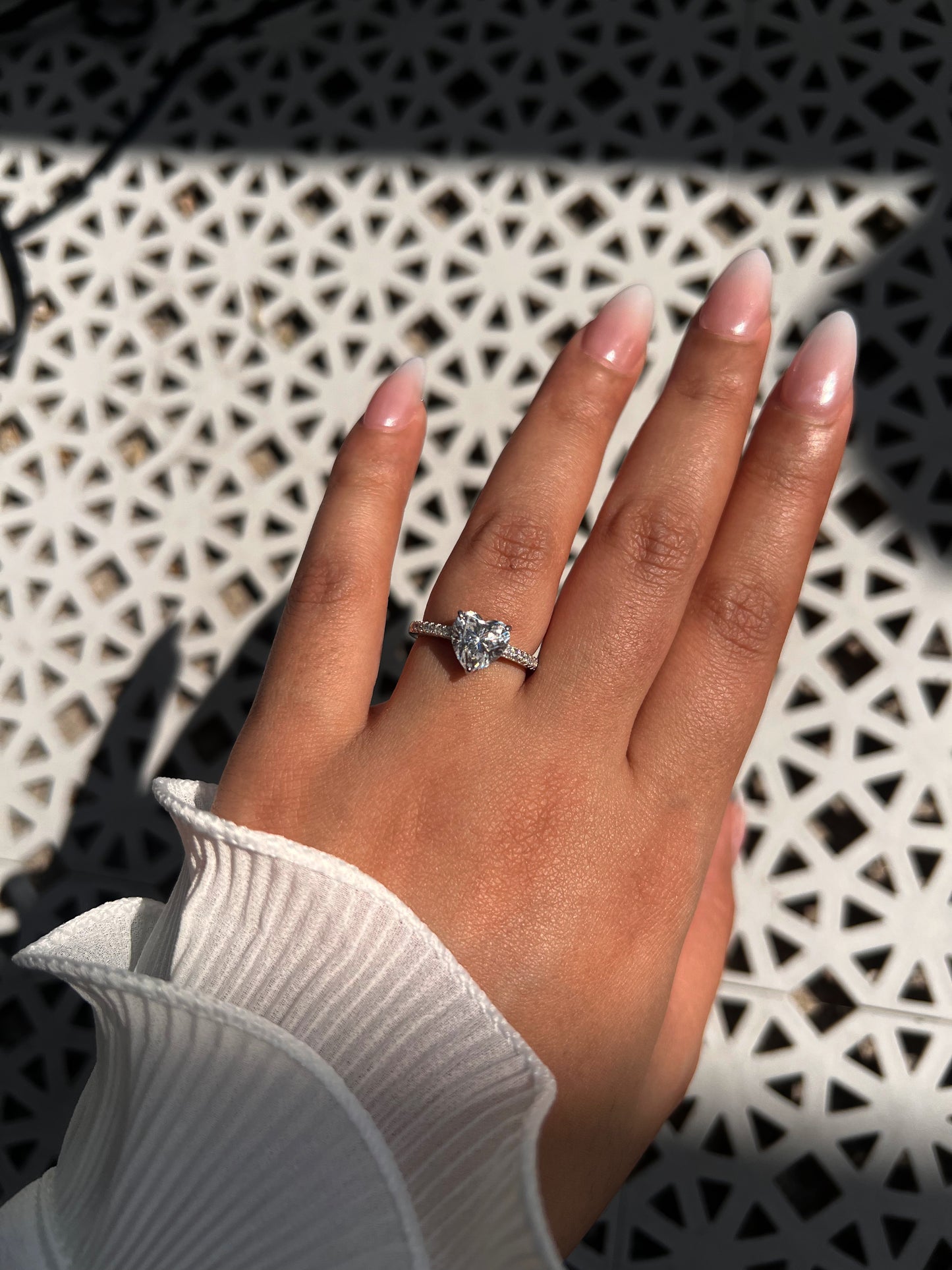 Bague en forme de coeur