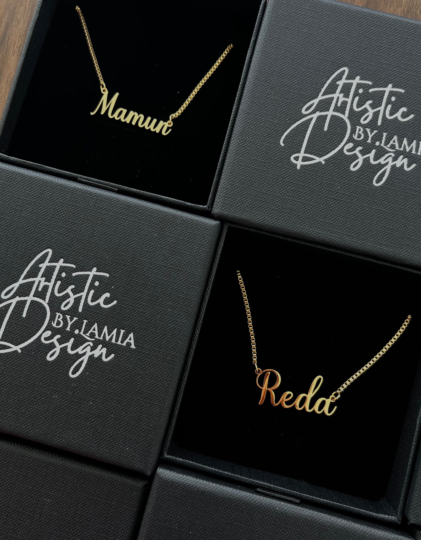 COLLIER AVEC NOM PERSONNALISÉ