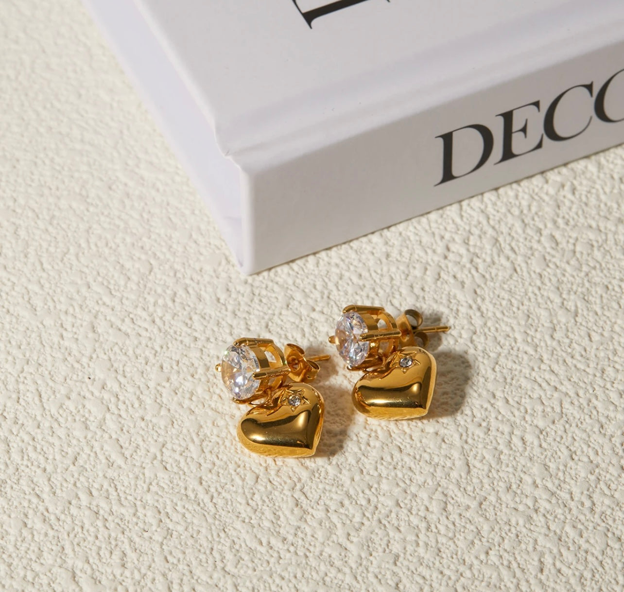 Boucles d'oreilles coeur