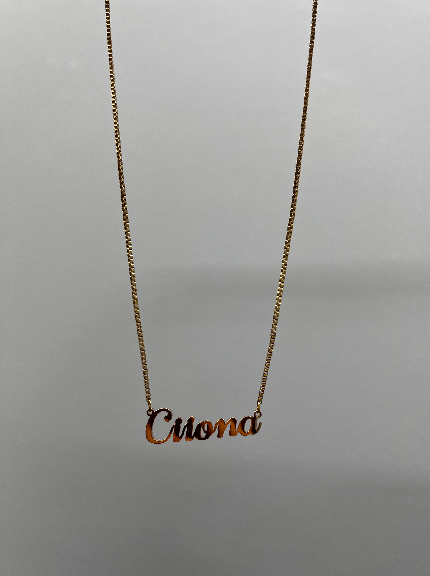 COLLIER AVEC NOM PERSONNALISÉ