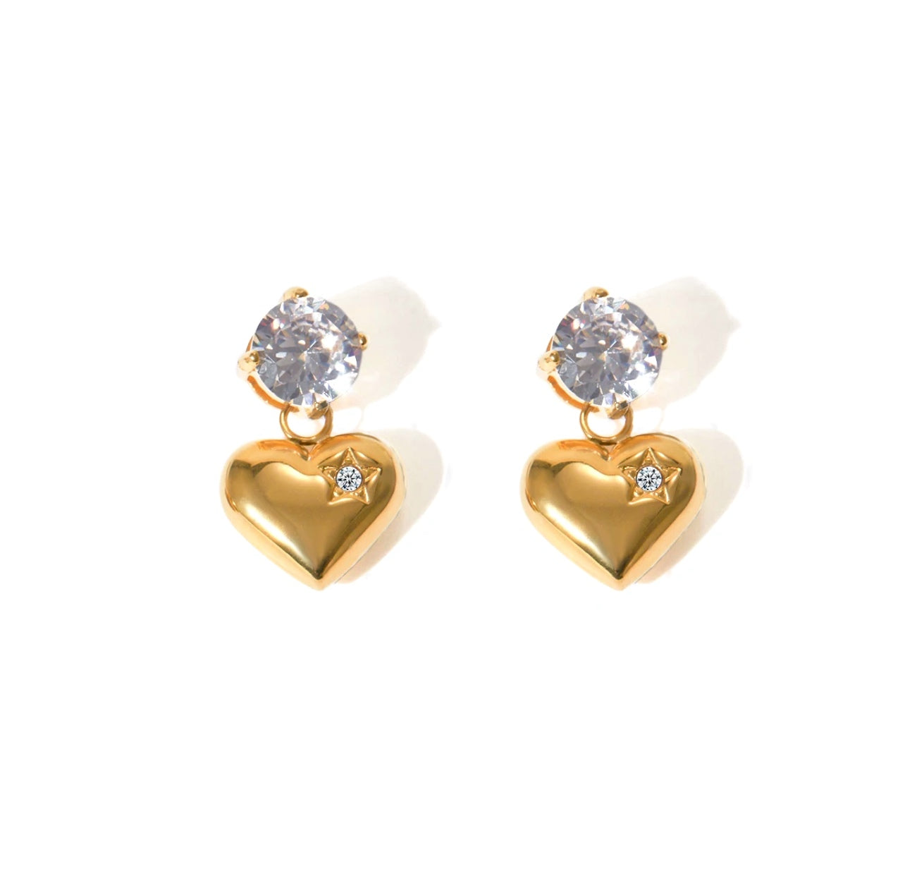 Boucles d'oreilles coeur