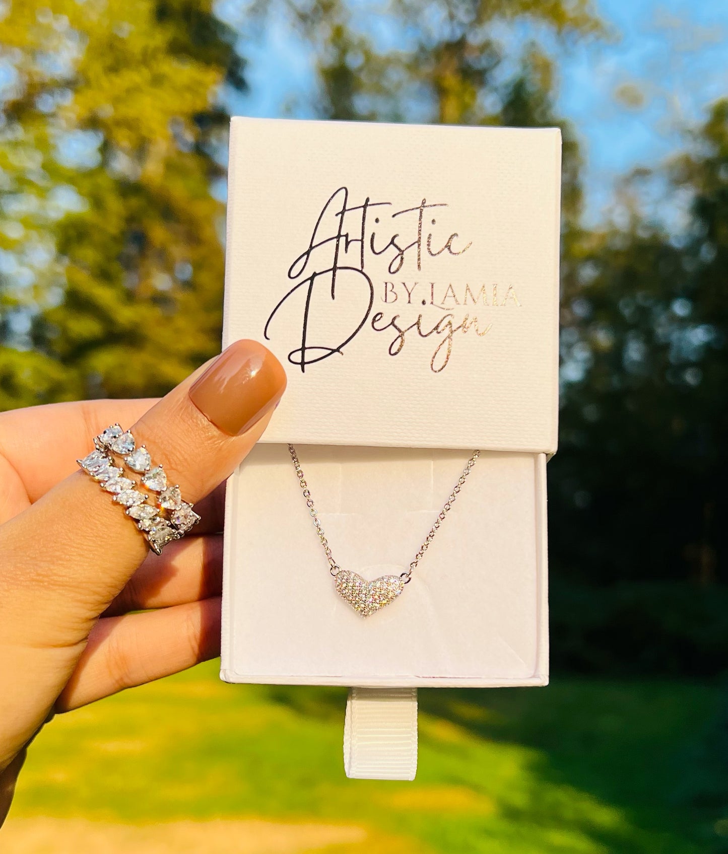 Collier Coeur Glacé