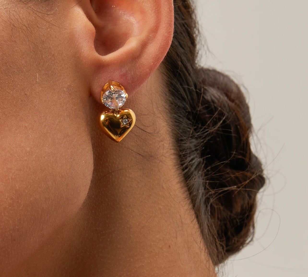 Boucles d'oreilles coeur