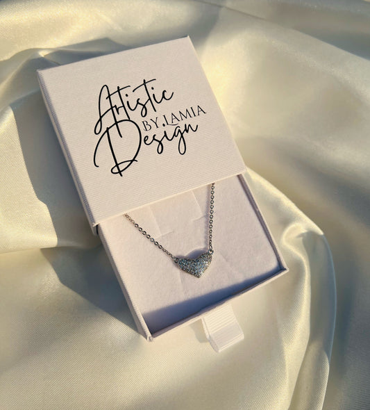 Icy Heart Necklace